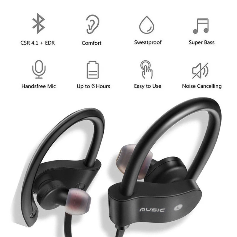 Sports Wireless Bluetooth Head – Sports Earphone Hook Bewertung und Preis