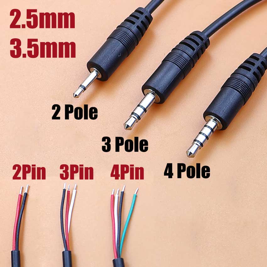 1pcs 2.5mm 3.5mm Mono Stereo A – Audiophile Headphone Wired Bewertung und Preis