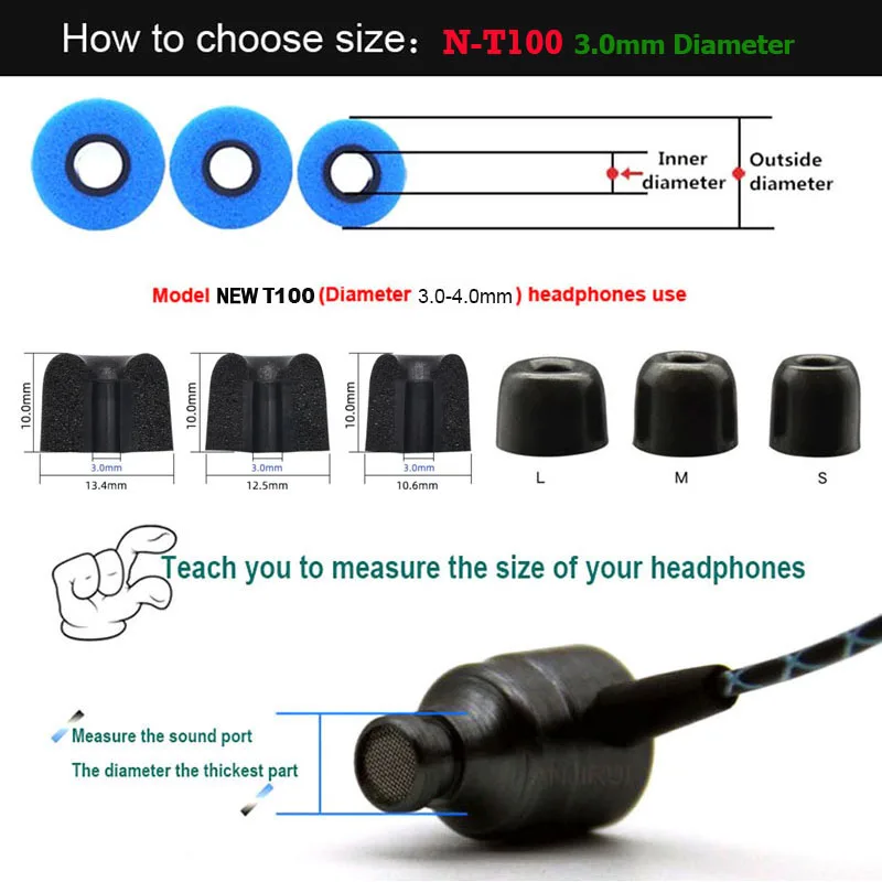 20Pairs ANJIRUI T100 Memory Fo – Earphone Foam Tip Bewertung und Preis