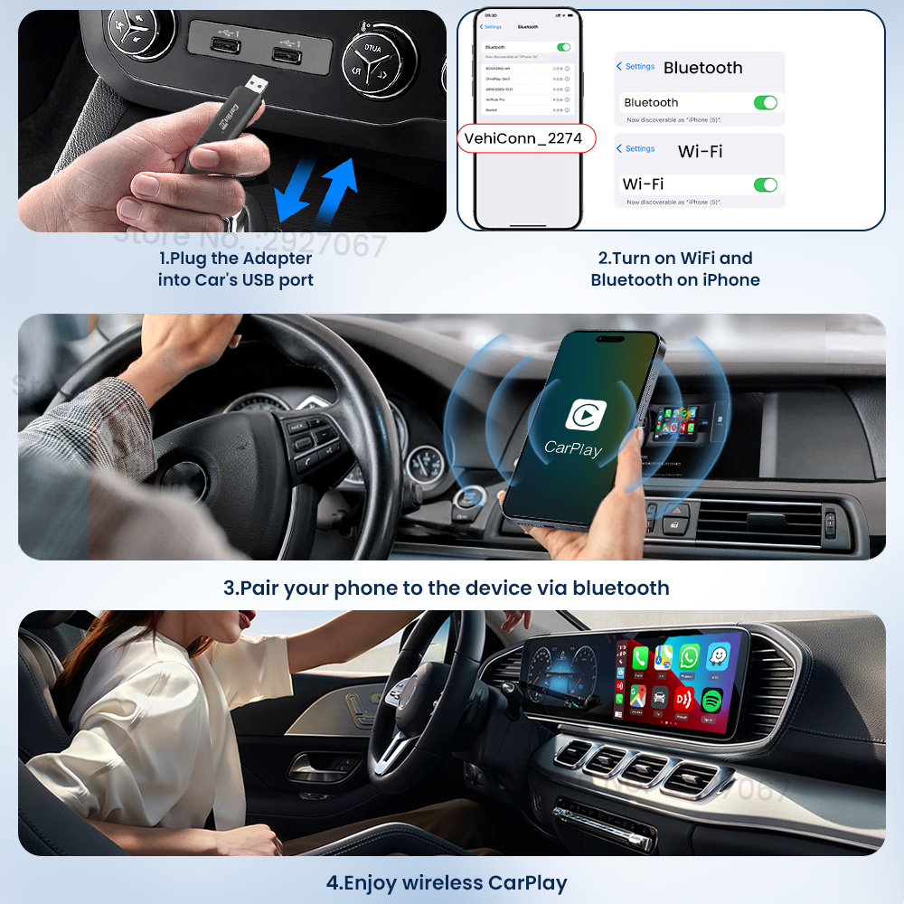 CarlinKit MINI 5.0 Pro Wireles – Bluetooth Adapter Receiver Bewertung und Preis