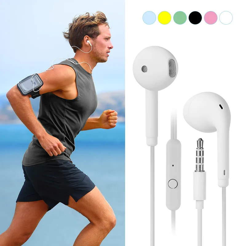 1/2/3/4Pcs Universal 3.5mm Ste – Wired Earphone Mic Bewertung und Preis