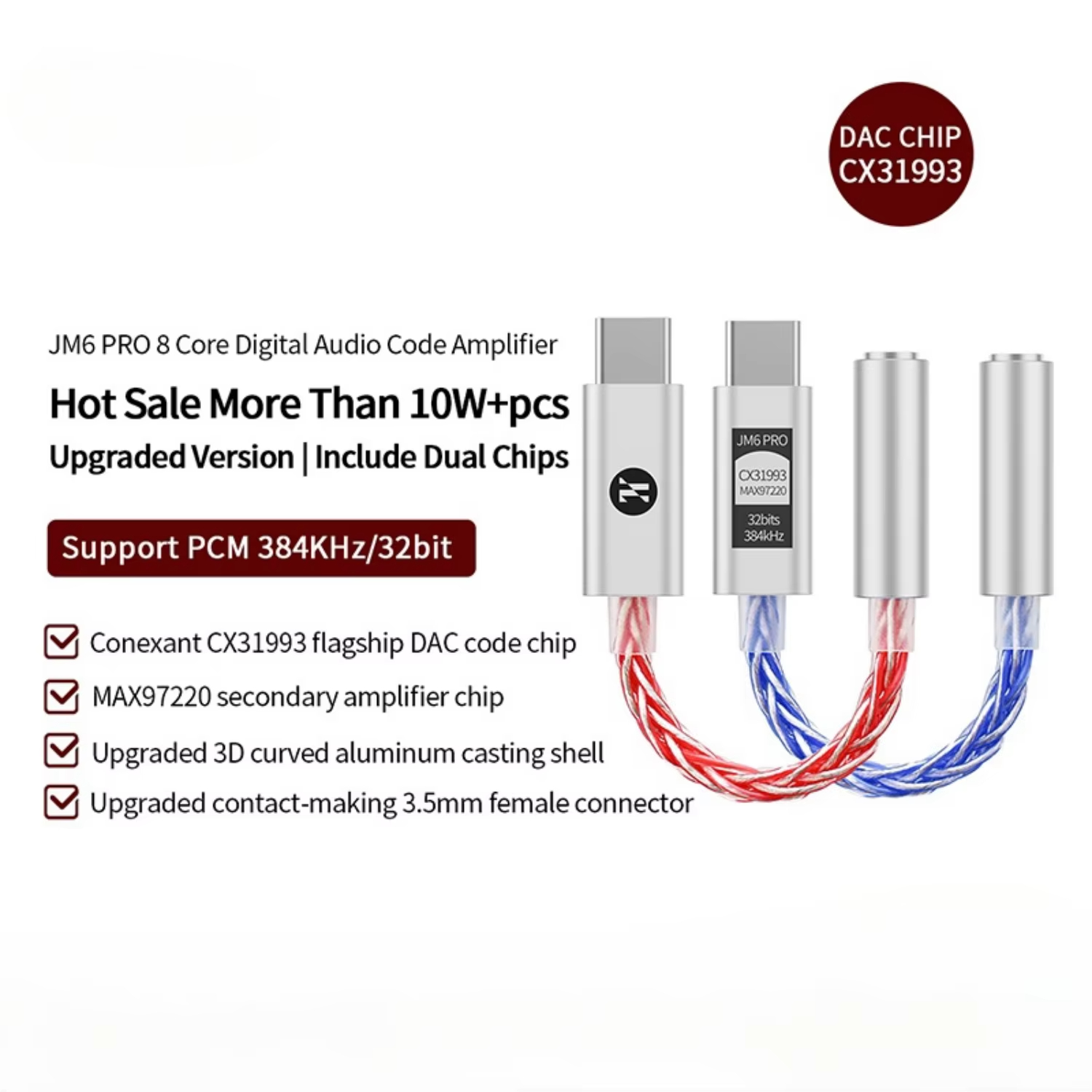 JCALLY JM6 Pro Type-C to 3.5mm – Usb C Earphone Bewertung und Preis