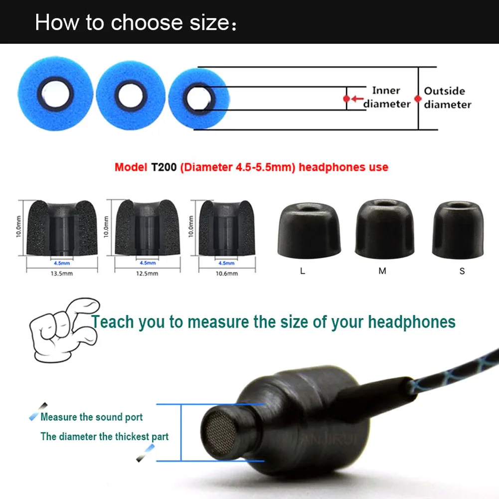 12Pair ANJIRUI Memory Foam Ear – Earphone Foam Tip Bewertung und Preis