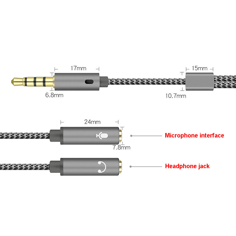 3.5mm Audio Splitter Y Jack 1  – Audio Splitter Y Bewertung und Preis