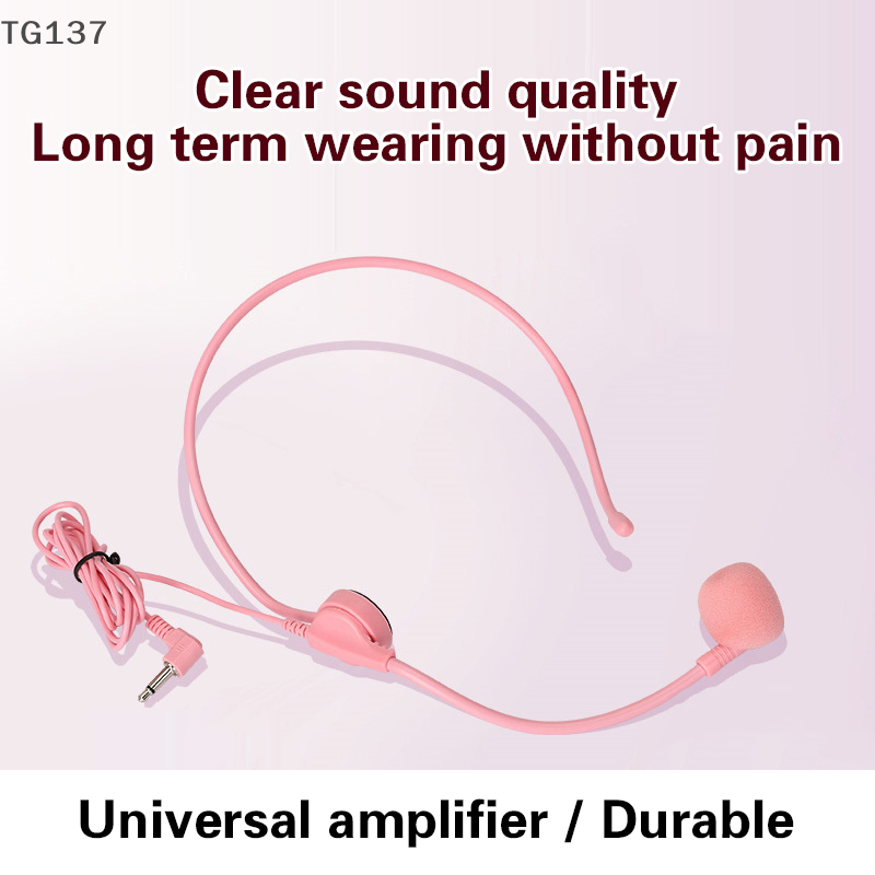 1Pcs 3.5MM Pink Headworn Wired – Wired Earphone Mic Bewertung und Preis