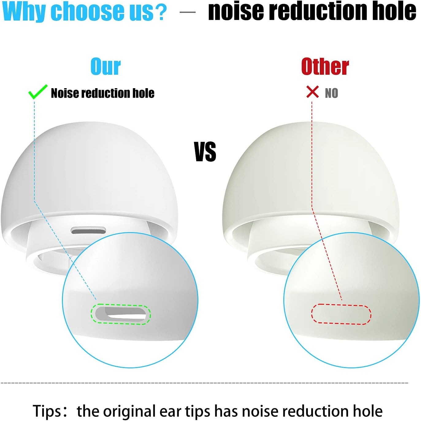 Silicone Ear Tips for AirPods  – Silicone Ear Tip Replacement Bewertung und Preis