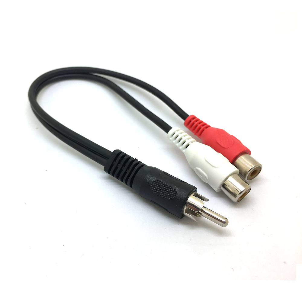 1 RCA Male Mono To 2 RCA Femal – Audio Splitter Y Bewertung und Preis