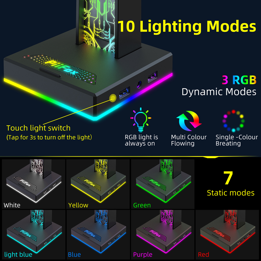 RGB Gaming Headphone Stand Dua – Gaming Headset Rgb Bewertung und Preis