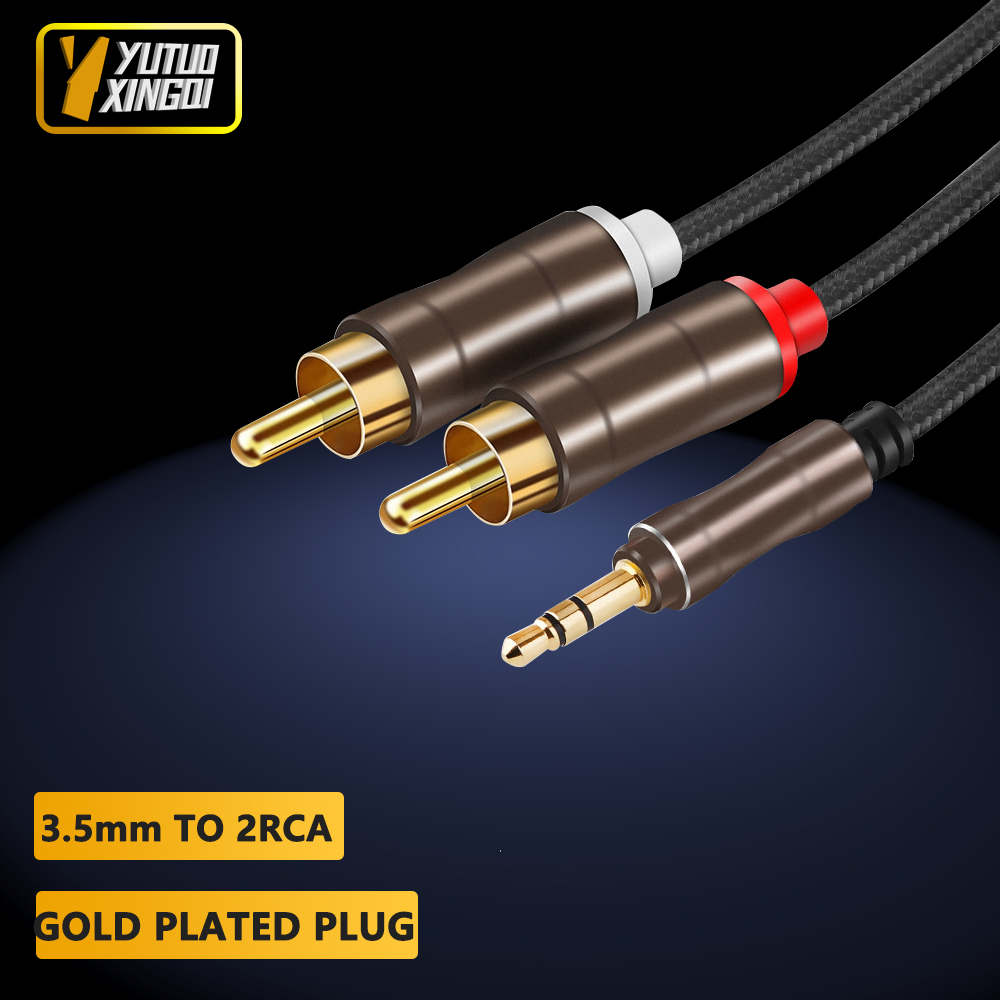 3.5 mm To 2RCA Double Lotus Au – Cable Extension 3.5 Bewertung und Preis